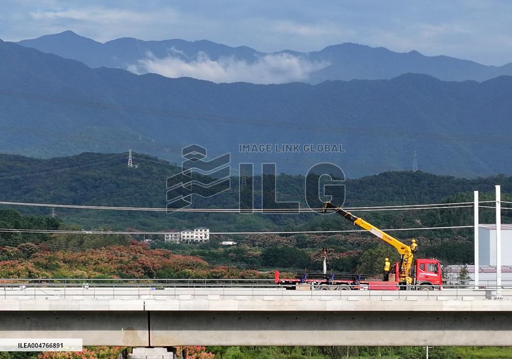 Nanchang-Jiujiang Intercity Railway Construction