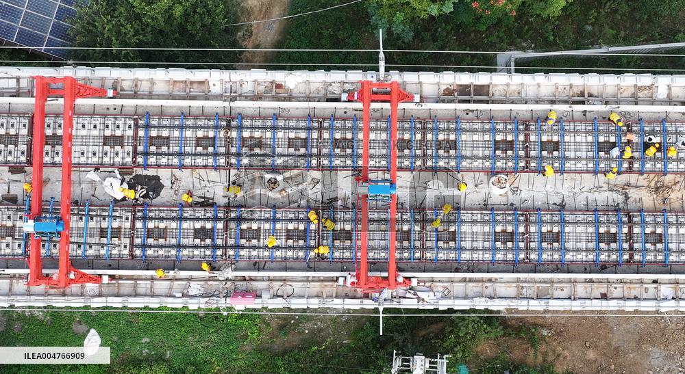 Nanchang-Jiujiang Intercity Railway Construction