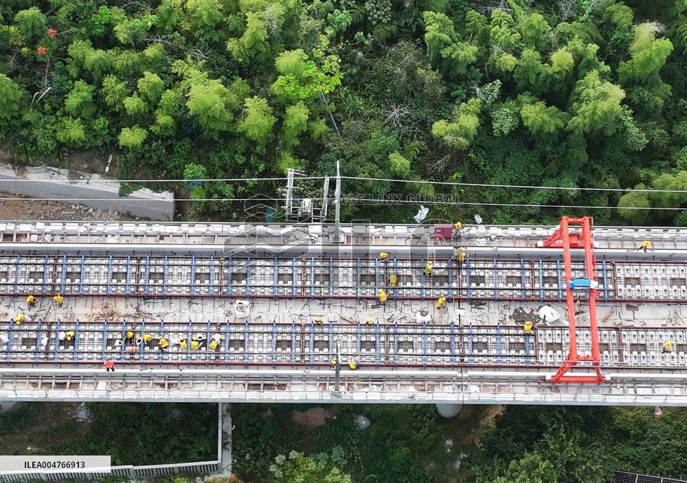 Nanchang-Jiujiang Intercity Railway Construction