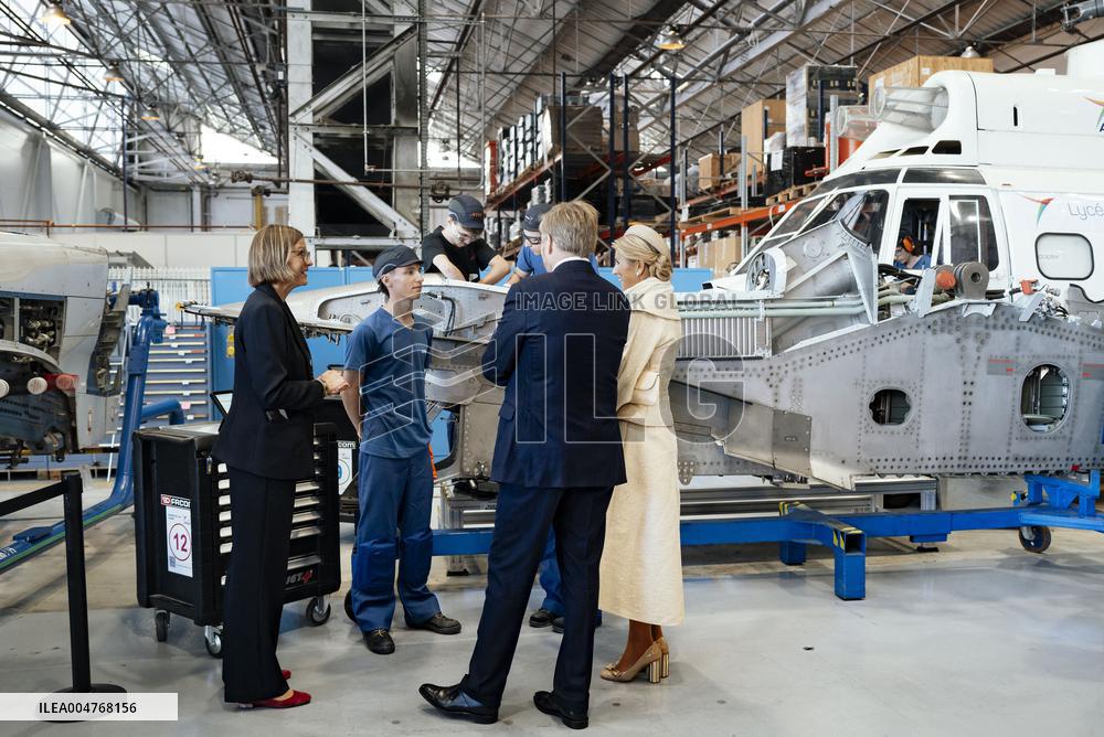 Royal Couple Pays Working Visit To Occitanie - Toulouse