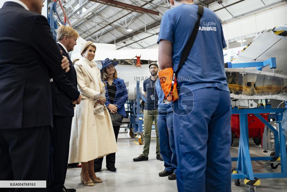 Royal Couple Pays Working Visit To Occitanie - Toulouse