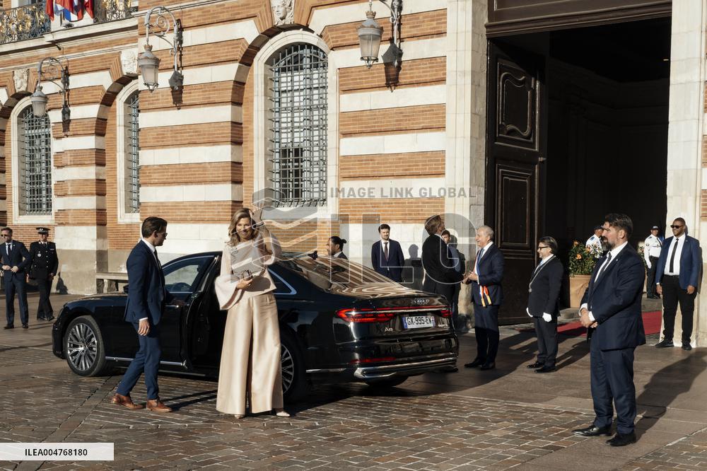 Royal Couple Pays Working Visit To Occitanie - Toulouse