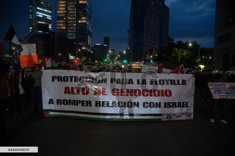 Protest To Demand a Diplomatic Break With Israel - Mexico