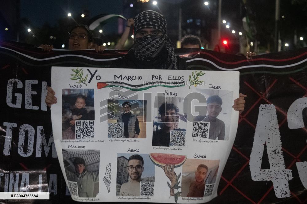 Protest To Demand a Diplomatic Break With Israel - Mexico