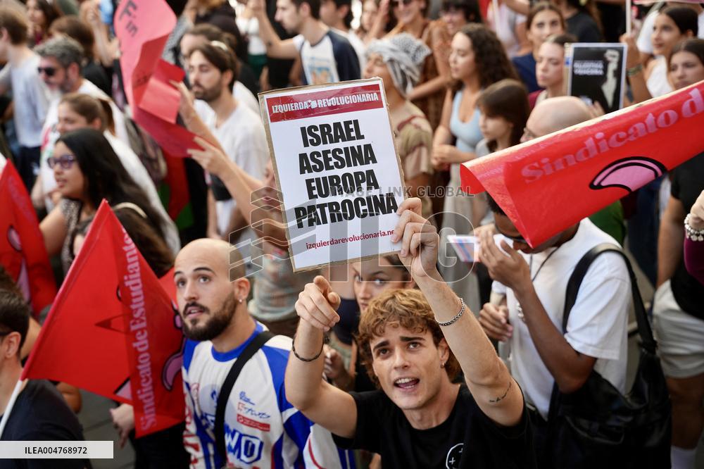 Student Union Demonstration in Support of Palestine - Spain