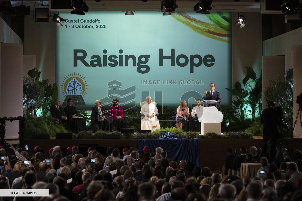 Pope Leo XIV At Conference ‘Raising Hope for Climate Justice’ - Italy