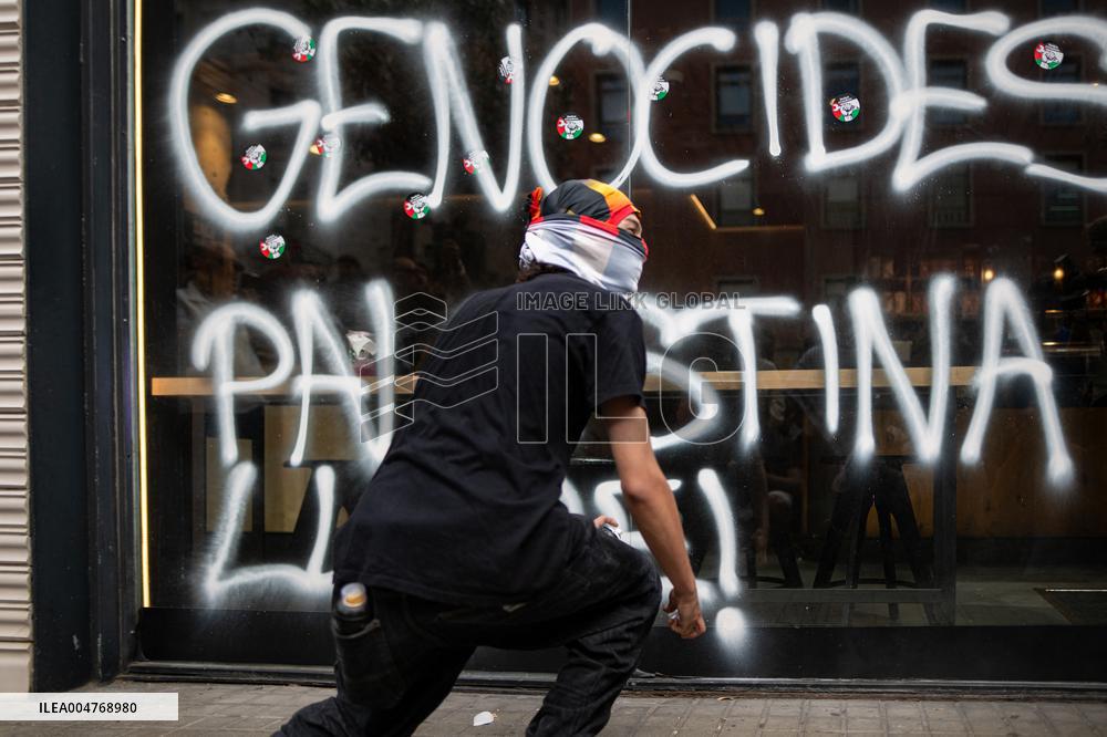 Student Union Demonstration in Support of Palestine - Spain