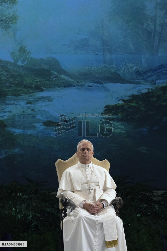 Pope Leo XIV At Conference ‘Raising Hope for Climate Justice’ - Italy