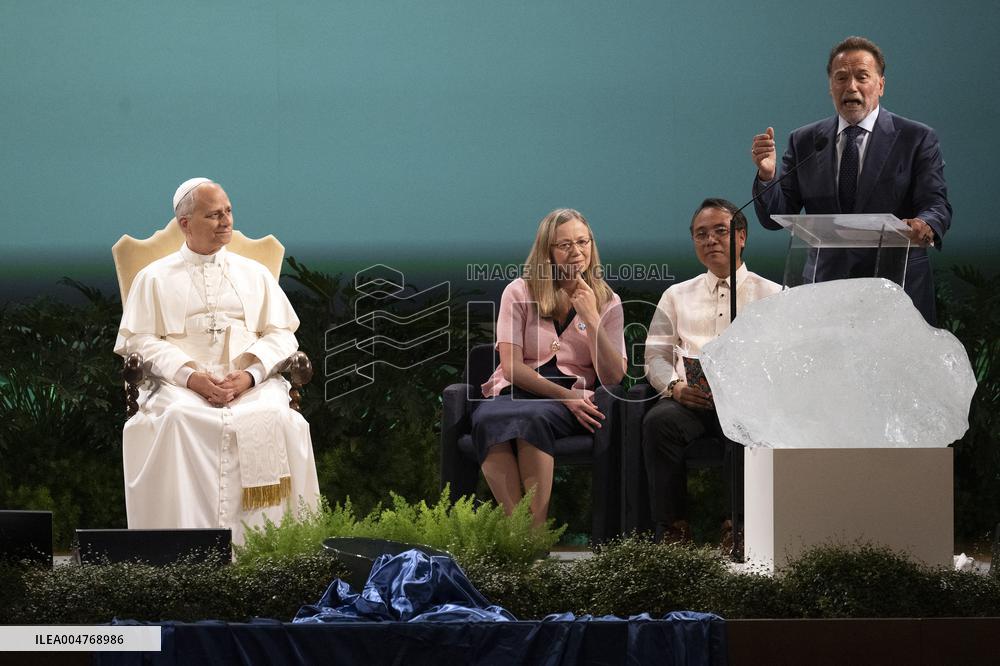 Pope Leo XIV At Conference ‘Raising Hope for Climate Justice’ - Italy