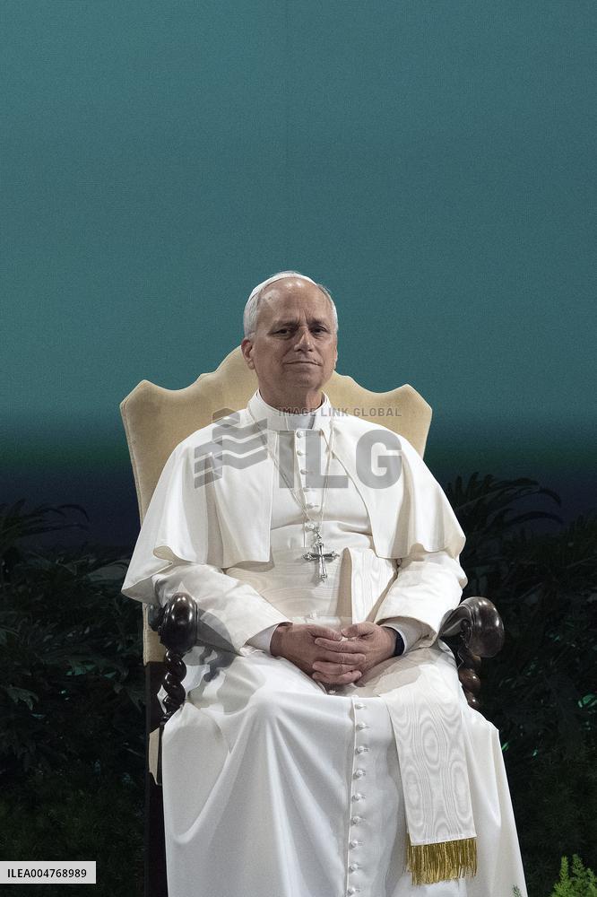 Pope Leo XIV At Conference ‘Raising Hope for Climate Justice’ - Italy