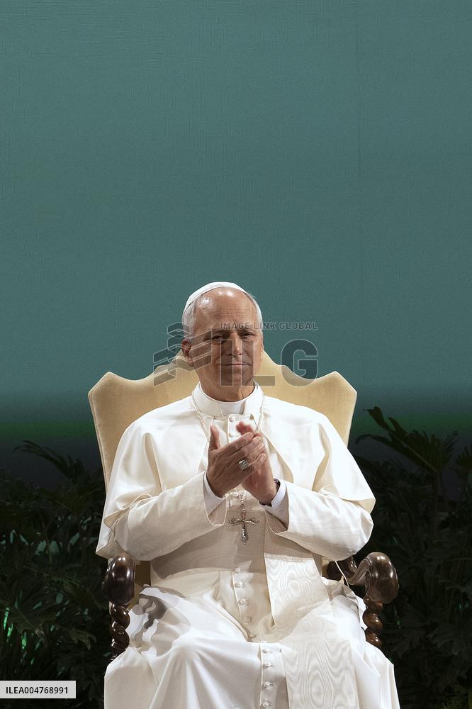 Pope Leo XIV At Conference ‘Raising Hope for Climate Justice’ - Italy