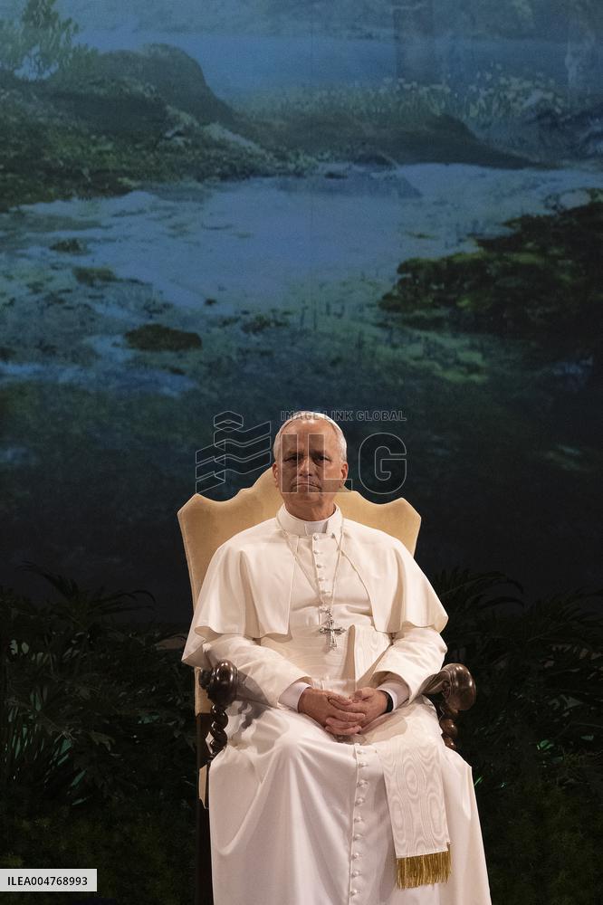 Pope Leo XIV At Conference ‘Raising Hope for Climate Justice’ - Italy