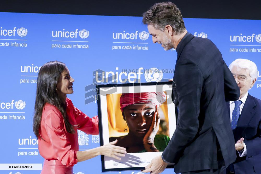 Queen letizia At UNICEF Awards 2025 - Madrid