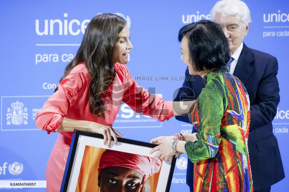 Queen letizia At UNICEF Awards 2025 - Madrid
