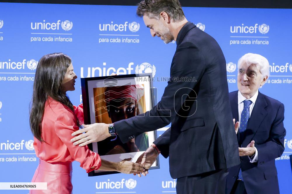 Queen letizia At UNICEF Awards 2025 - Madrid