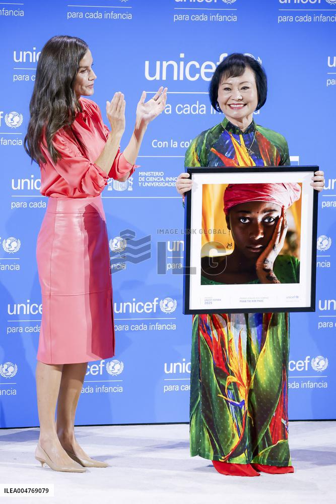 Queen letizia At UNICEF Awards 2025 - Madrid