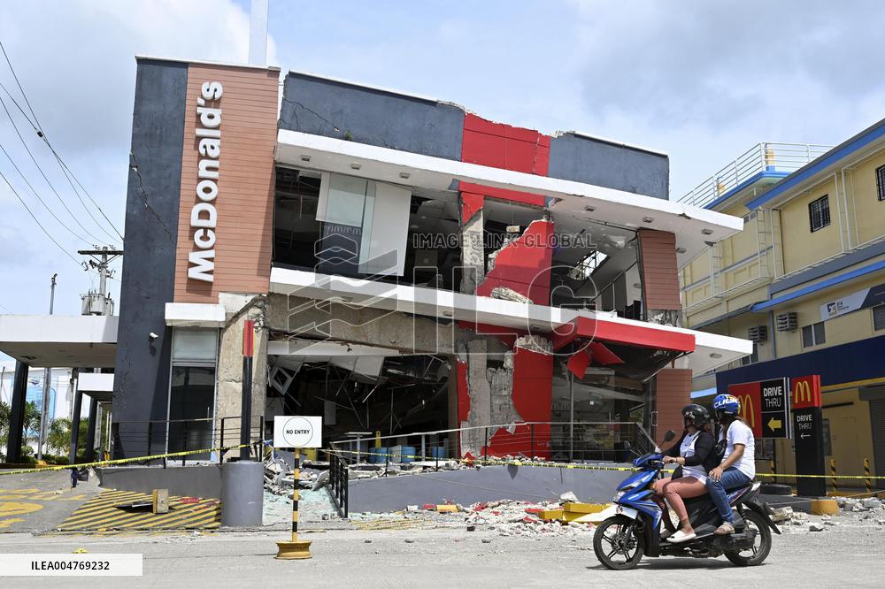 Earthquake in central Philippines