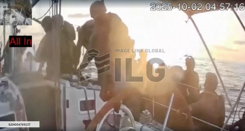 The Global Sumud Humanitarian Flotilla Intercepted by The Israeli Army