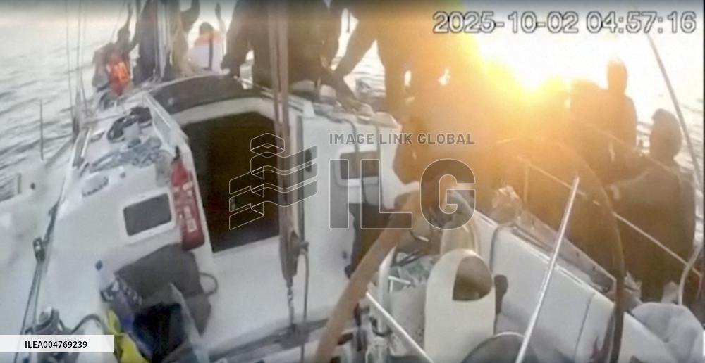 The Global Sumud Humanitarian Flotilla Intercepted by The Israeli Army