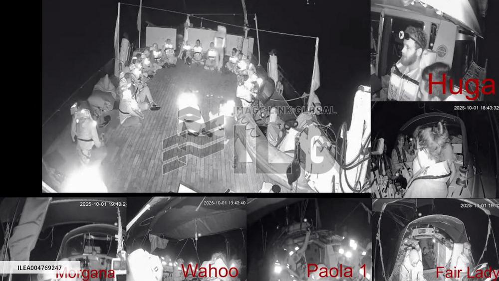 The Global Sumud Humanitarian Flotilla Intercepted by The Israeli Army