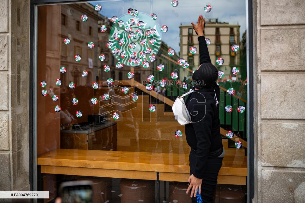 Student Union Demonstration in Support of Palestine - Spain