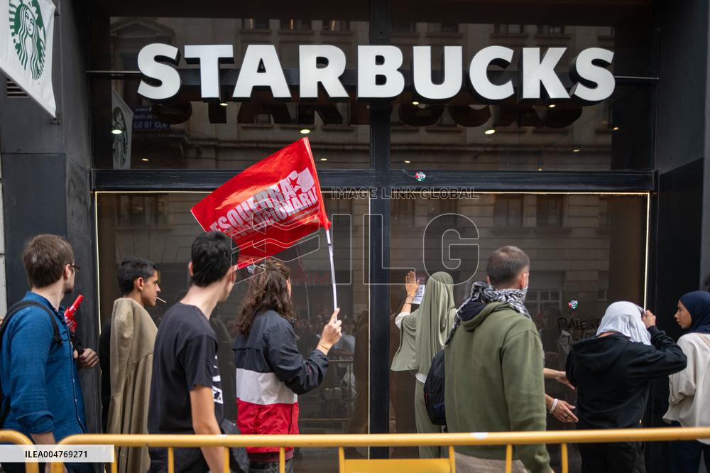 Student Union Demonstration in Support of Palestine - Spain