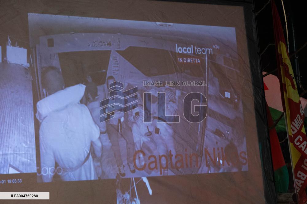 Live Video of The Global Sumud Flotilla - Rome