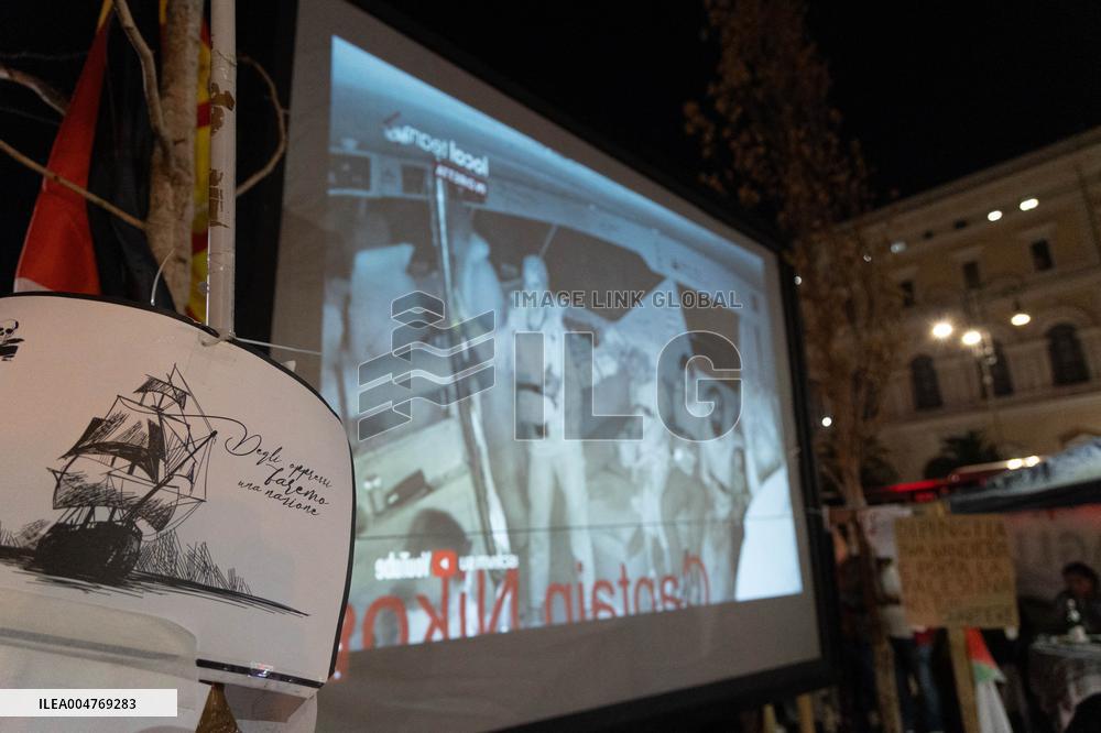 Live Video of The Global Sumud Flotilla - Rome