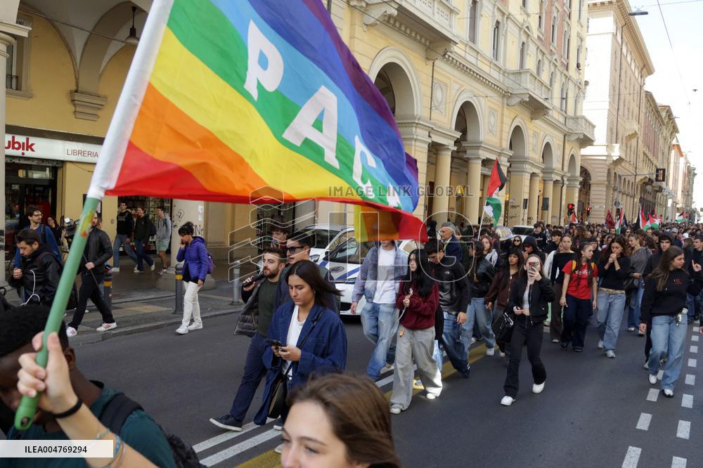 Student Demonstration in Support of Palestine - Italy