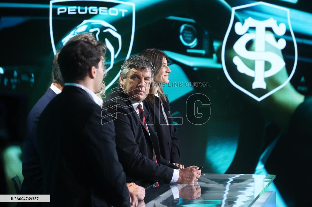 Exclusive - Press Conference of The Partnership Peugeot x The Stade Toulousain - Paris