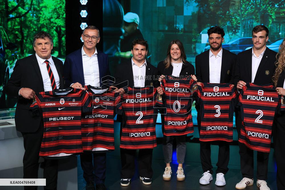 Exclusive - Press Conference of The Partnership Peugeot x The Stade Toulousain - Paris