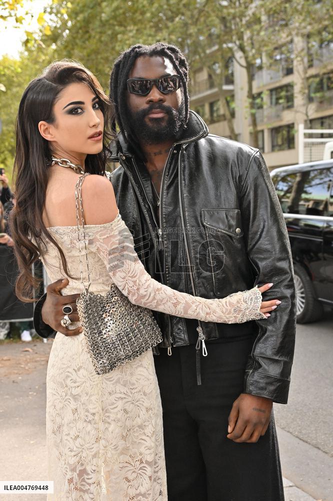 PFW Rabanne Outside Arrivals