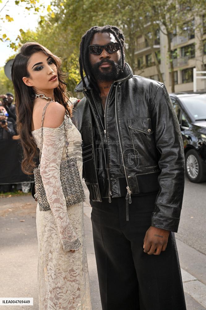 PFW Rabanne Outside Arrivals