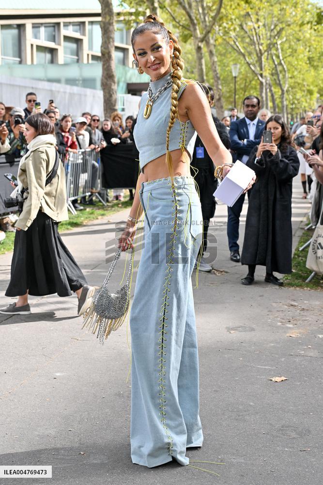 PFW Rabanne Outside Arrivals