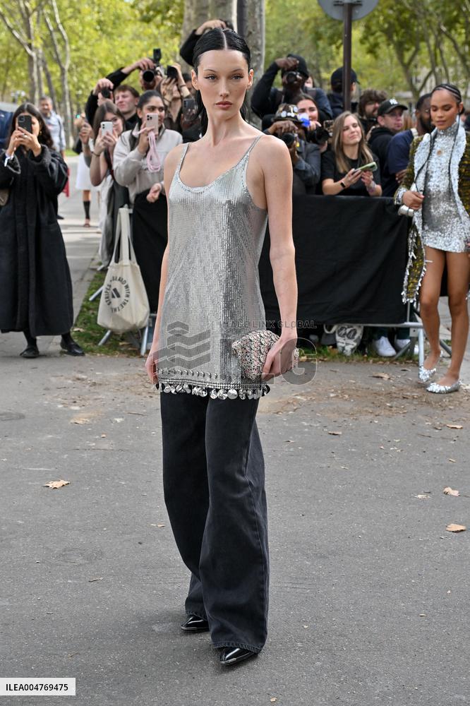 PFW Rabanne Outside Arrivals