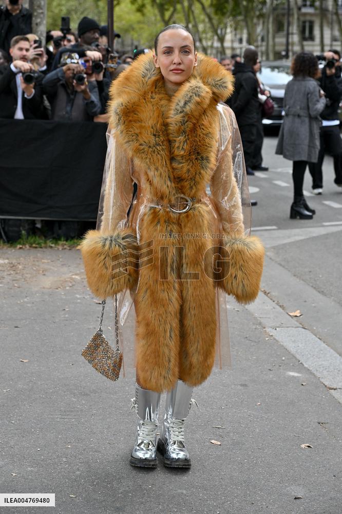 PFW Rabanne Outside Arrivals