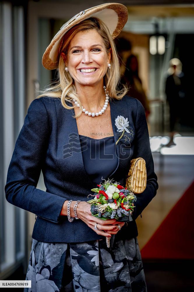 Queen Maxima Visits Hotel Management School Maastricht - Netherlands