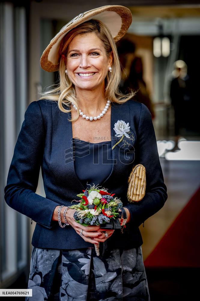 Queen Maxima Visits Hotel Management School Maastricht - Netherlands