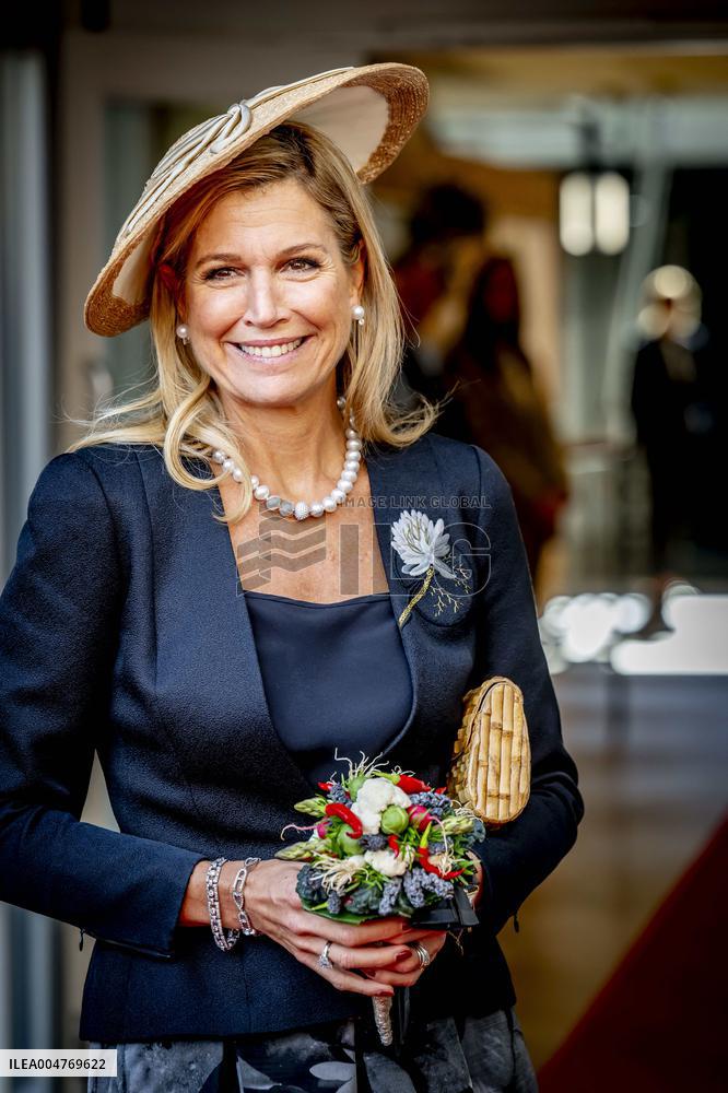 Queen Maxima Visits Hotel Management School Maastricht - Netherlands