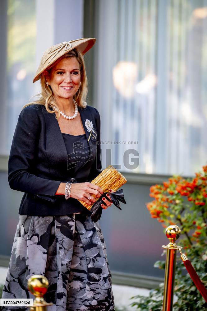 Queen Maxima Visits Hotel Management School Maastricht - Netherlands