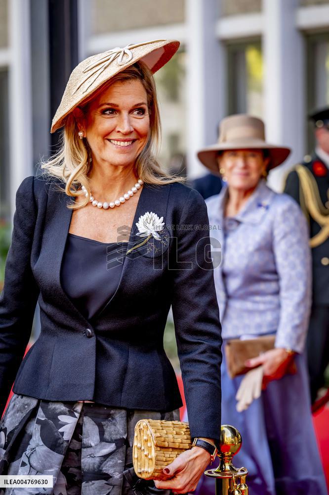 Queen Maxima Visits Hotel Management School Maastricht - Netherlands