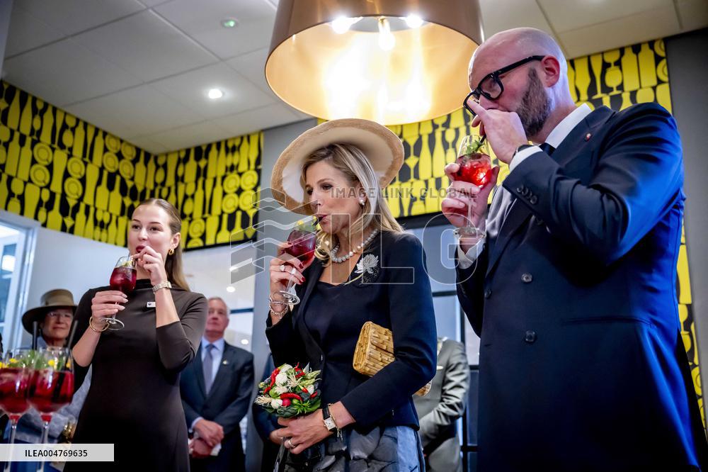 Queen Maxima Visits Hotel Management School Maastricht - Netherlands