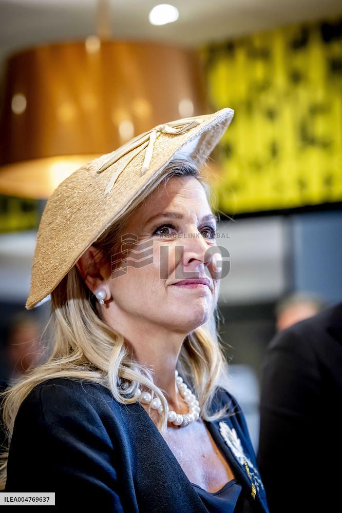 Queen Maxima Visits Hotel Management School Maastricht - Netherlands