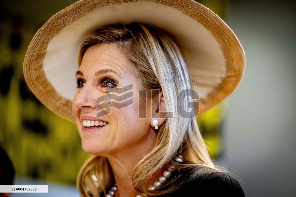 Queen Maxima Visits Hotel Management School Maastricht - Netherlands