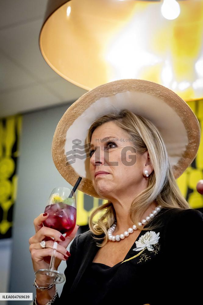 Queen Maxima Visits Hotel Management School Maastricht - Netherlands
