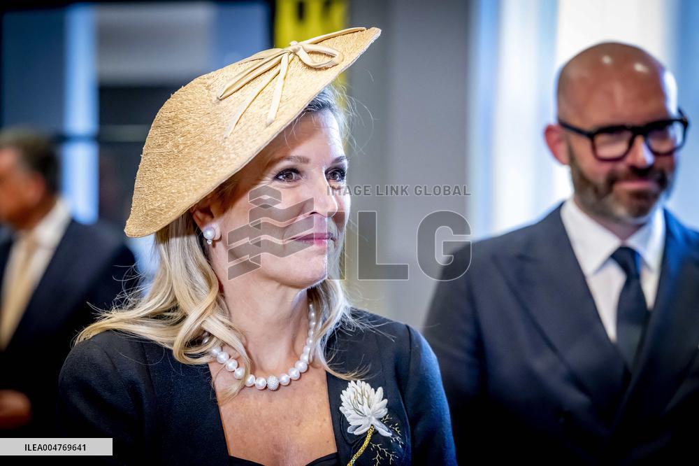 Queen Maxima Visits Hotel Management School Maastricht - Netherlands