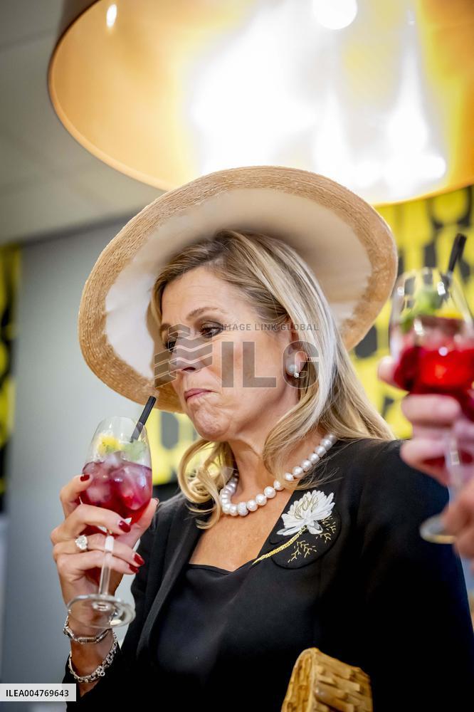 Queen Maxima Visits Hotel Management School Maastricht - Netherlands