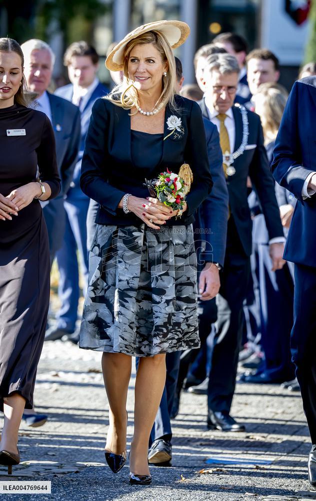 Queen Maxima Visits Hotel Management School Maastricht - Netherlands