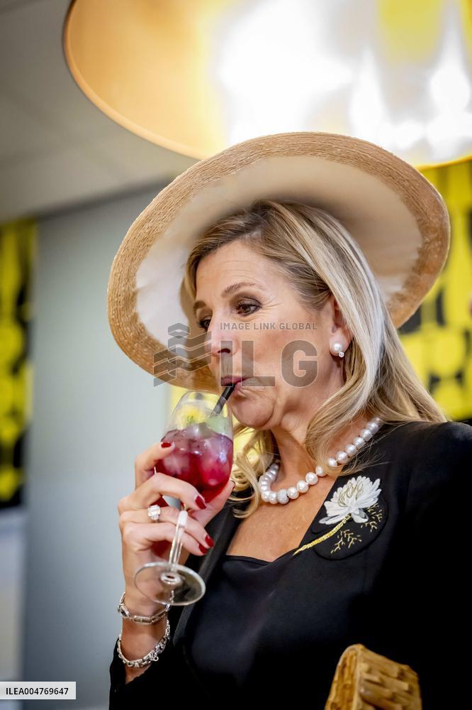 Queen Maxima Visits Hotel Management School Maastricht - Netherlands