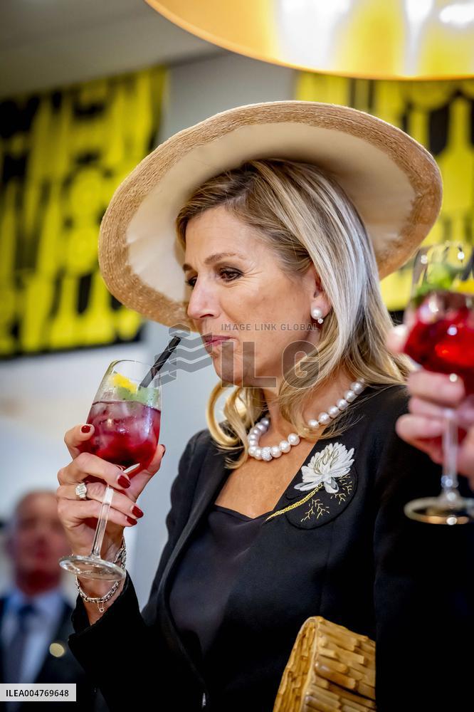 Queen Maxima Visits Hotel Management School Maastricht - Netherlands